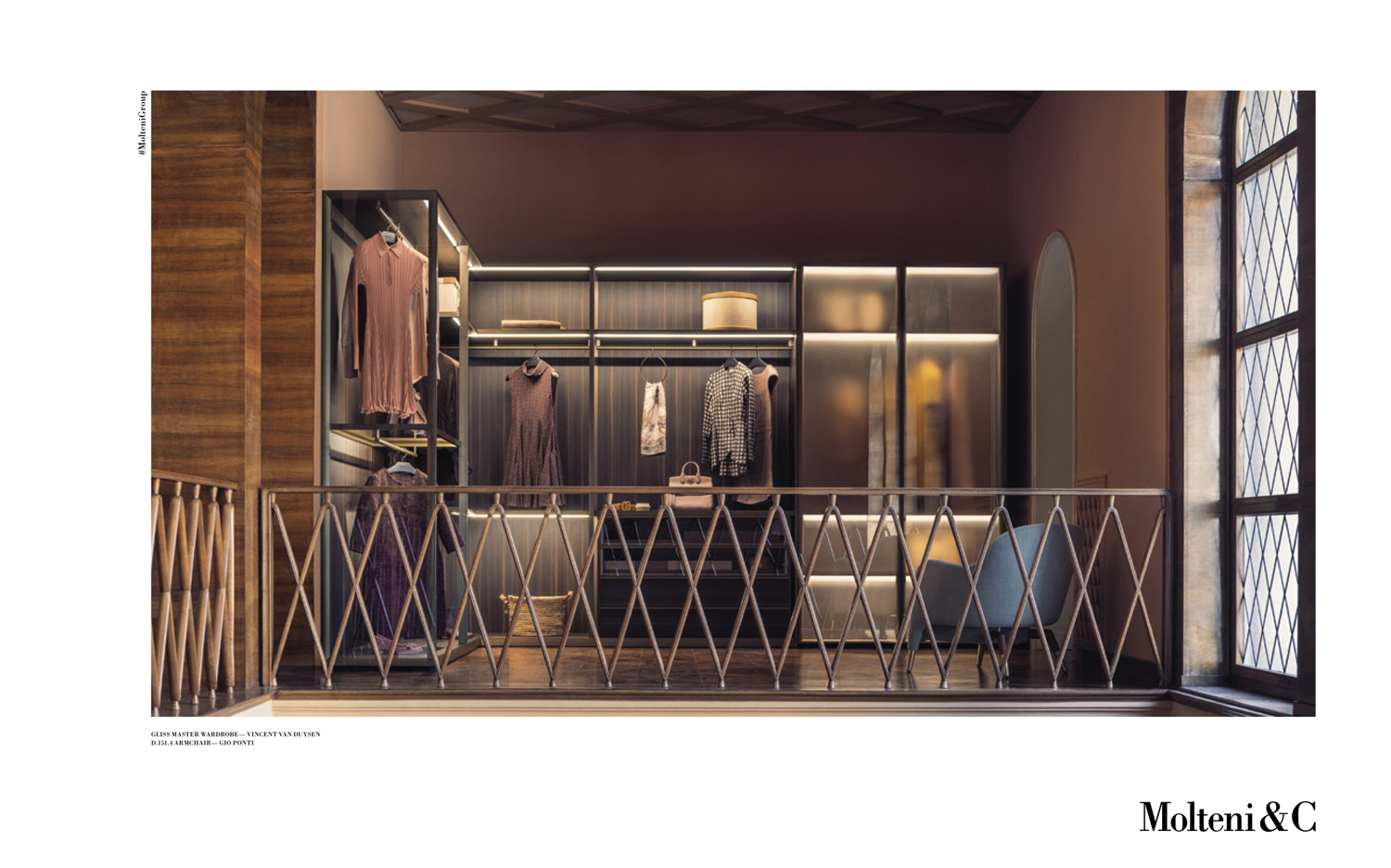 Gliss Master Walk-in closet by Vincent Van Duysen 